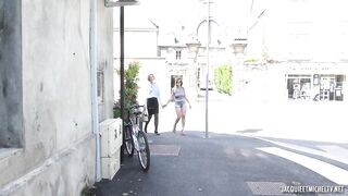 Amatőr francia házaspár és a barna farkak