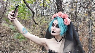 Halloween Cosplayes bige popsiba kurelva