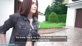 Public Agent - Tabitha Poison a kitetovált tini punci