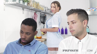 PrivateBlack - Taylor Sands édeshármasban közösül