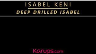 Isabel Keni megrakva hatalmas dákóval - Karups