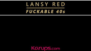 Lansy Red a szenvedélyes 40 éves milf