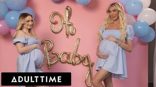 Fullos terhes barinők hármasban: Rylee Blake és Aubrey Kate basznak egy hűtlen férjjel!