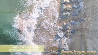 Fiatal orosz fekete Mary Rock keményen megrakva