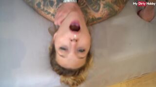 Könyörtelen német amatőr milf cumizza a méretes fasznak