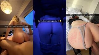 Tini csajok mocskos hancúrozása snapchat válogatásban