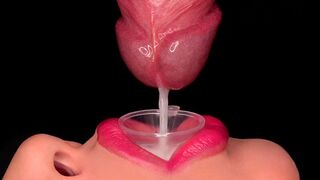 Közelről: a legjobb szopás, ami spriccelésre kényszerít a tölcséren keresztül! élvezés etetés! gyengéd cumizás asmr 4k