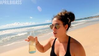 Latin Amerikai parton spriccel a pisi, 3 liter nyilvánosan rio grande do norte-ban!
